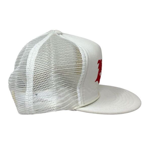 Vintage Hawaii Trucker Hat White Mesh Snapback Beach Surf Tropical Y2K Cap main image 11